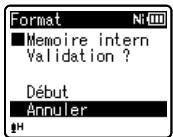 OLYMPUS WS-811+ME-51 - Appuyez sur la touche OK. - 2