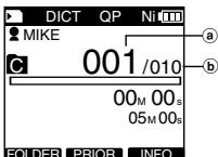 OLYMPUS DS'5500 - Sélection d'un fichier - 1