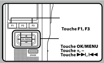 OLYMPUS DS'5500 - Comment utiliser le menu - 1
