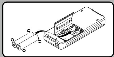 OLYMPUS DS'5500 - Insertion des batteries - 2