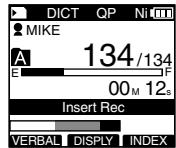 OLYMPUS DS'5500 - Enregistrement d'insertion - 4