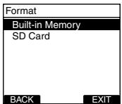 OLYMPUS DS'5500 - Formatage de la mémoire [format] - 2