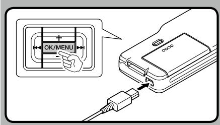 OLYMPUS DS'5500 - Utilisation du câble USB - 1
