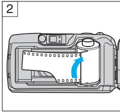 OLYMPUS STYLUS 150 - LOADING THE FILM - 2