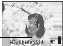 OLYMPUS Μ[MJU:] 300 DIGITAL - SI NO SE PUEDE OBTENER UN ENFOQUE CORRECTO (BLOQUEO DE ENFOQUE) - 1
