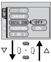 OLYMPUS Μ[MJU:] 300 DIGITAL - Comment utiliser les menus - 14