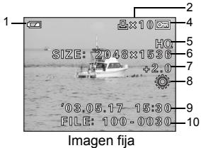 OLYMPUS Μ[MJU:] 300 DIGITAL - Modo de reproduccion - 1