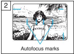 2 Autofocus marks