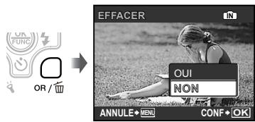 OLYMPUS Μ TOUGH-8000 - Effacer des photos pendant la lecture (effacement d'une seule photo) - 1