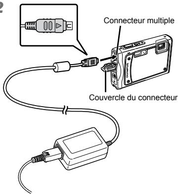 OLYMPUS Μ TOUGH-8000 - Exemple : Adaptateur secteur avec cable d'alimentation - 2