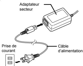 OLYMPUS Μ TOUGH-8000 - Exemple : Adaptateur secteur avec cable d'alimentation - 1