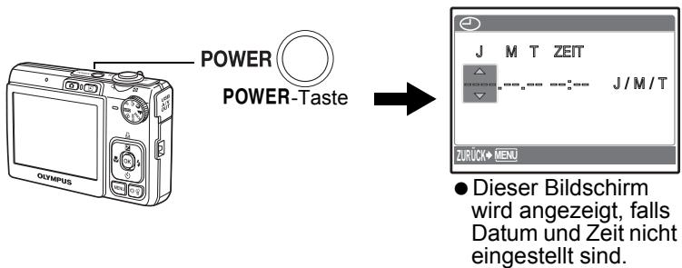 OLYMPUS C520 - b. Die POWER-Taste drücken. - 1