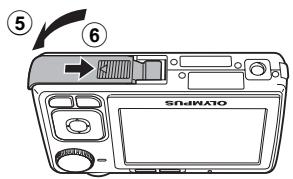 OLYMPUS C520 - Akkuverriegelung - 2