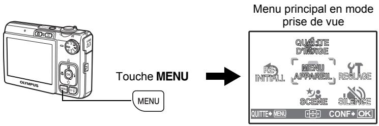 OLYMPUS C520 - Menu principal - 1