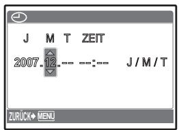 OLYMPUS C520 - Informationen zum Datums- und Zeiteinstellungsmenü - 4