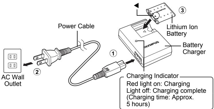 OLYMPUS X820 - a. Charge the battery. - 1
