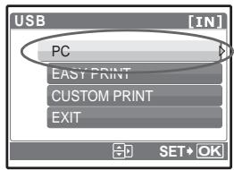 OLYMPUS X820 - b. Connect the camera to the computer - 2