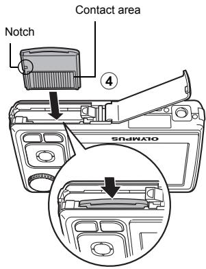 OLYMPUS X820 - Battery lock knob - 1