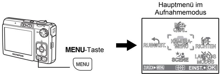 OLYMPUS X820 - Hauptmenu - 1