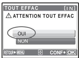 OLYMPUS X820 - Effacement de toutes les photos - 1