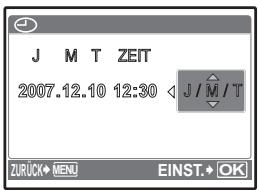 OLYMPUS X820 - c. Drucken Sie die Tasten 区/区 und  , und wahlen Sie [M]. - 4