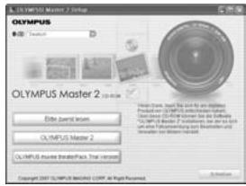 OLYMPUS X820 - a. Software installieren - 1