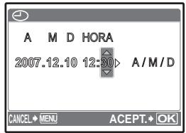 OLYMPUS X820 - c. Presione los botones /  y para seleccionar [M]. - 3