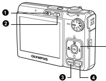 OLYMPUS X820 - Shooting Mode Buttons - 1