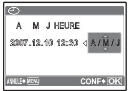 OLYMPUS X820 - appuyez sur les touches / et  pour sélectionner [m] - 4