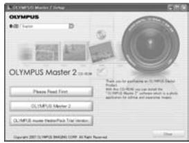 OLYMPUS X820 - a. Install the software - 1
