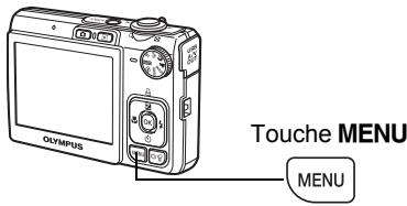 OLYMPUS X820 - Régler la langue - 1
