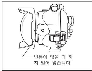 OLYMPUS PPO-E04 - 방수 케이스에 부착 방법 - 2