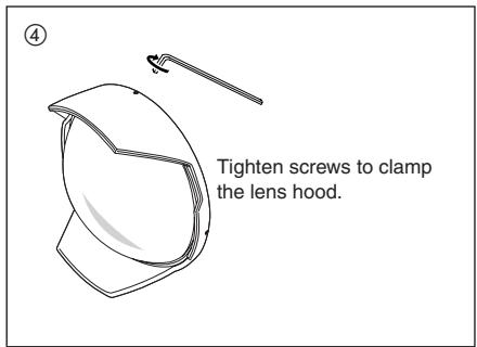 OLYMPUS PPO-E04 - Adjusting the Lens Hood Position - 4