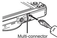 OLYMPUS VR-325 - Charging the battery with the supplied USB-AC adapter - 3