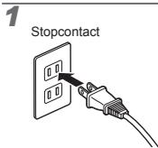 OLYMPUS VR-325 - De batterij laden met de meegeleverde USB-lichtnetadapter - 1