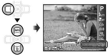 OLYMPUS KIT TG-320 - Sélectionnez l'option d'acquisition dans le menu des fonctions de prise de vue. - 1