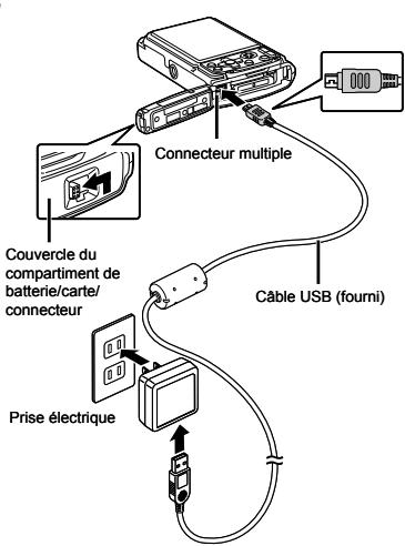 OLYMPUS KIT TG-320 - Exemple : Adaptateur secteur USB avec câble AC - 1