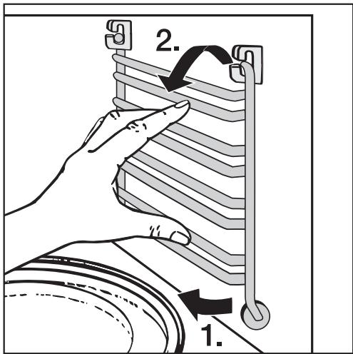 MIELE M 625 EG - Carrosserie, enceinte de cuisson, face intérieure de la porte - 2