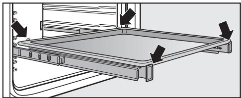 MIELE H 5145 BP - Rails coulissants FlexiClips - 2