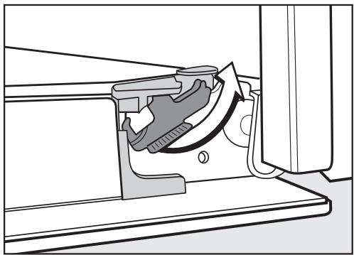MIELE H 5145 BP - Démontage de la porte - 2
