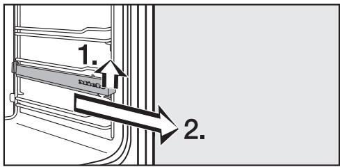 MIELE H 5145 BP - Démonter les rails coulissants FlexiClips - 1