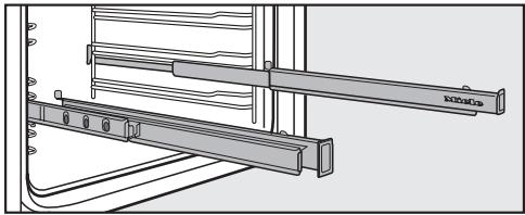 MIELE H 5145 BP - Rails coulissants FlexiClips - 1