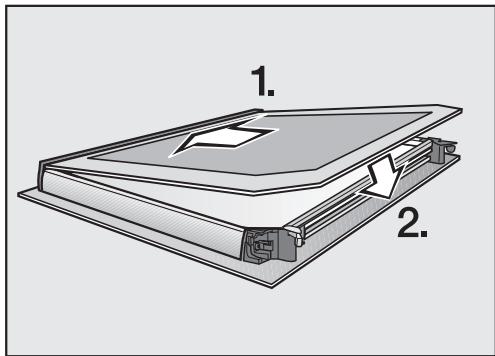 MIELE H 5145 BP - Pour réassembler la porte : - 3