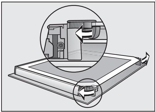 MIELE H 5145 BP - Désassembler la porte - 1