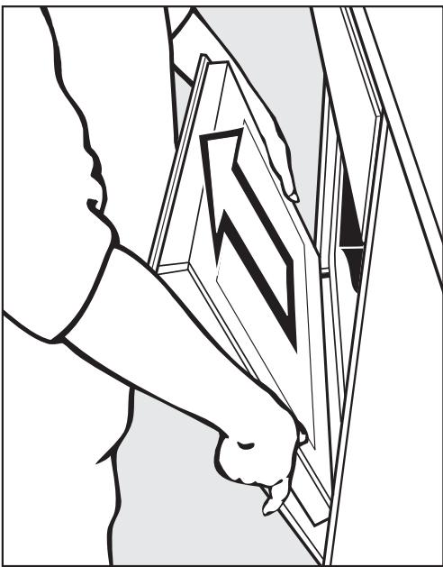 MIELE H 5245 BP - Démontage de la porte - 3