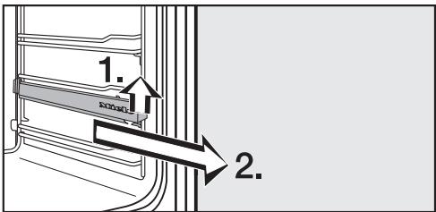 MIELE H 5245 BP - Repositionner les rails coulissants FlexiClips - 1