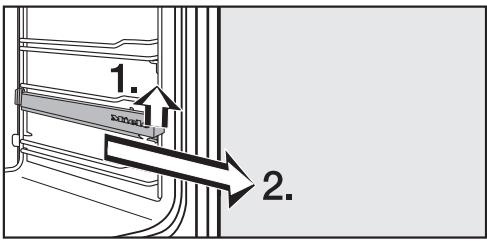 MIELE H 5245 BP - Démonter les rails coulissants FlexiClips - 1