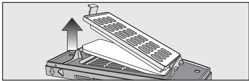MIELE HS17 - Comment remplacer le filtre d'évacuation ? - 1