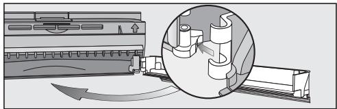 MIELE HS17 - Changer la lèvre d'étanchéité du bac à poussières - 3
