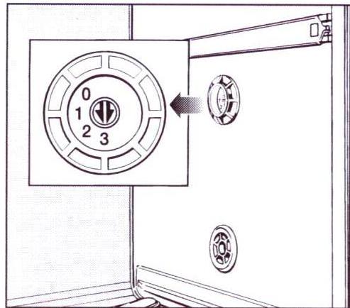 MIELE G 656 SC - Réglage du sélecteur de durée d'eau dans la cuve - 1